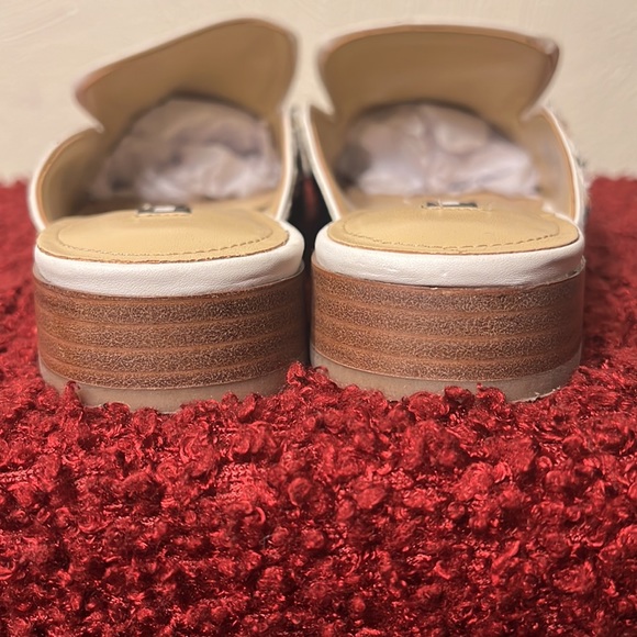 Nine West Cheetah Leopard Pony Hair Slip On Mules size 8.5 - Picture 7 of 17